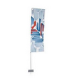 Portable Flagpole With Arm - Medium